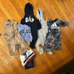 GAP, Polo, and Adidas Assorted Baby Clothing Set with Logos